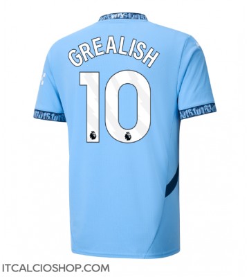 Manchester City Jack Grealish #10 Prima Maglia 2024-25 Manica Corta